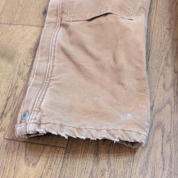 Carhartt womens insulated bib (lined winter overalls) size 4 / 32” inseam - Picture 4 of 14